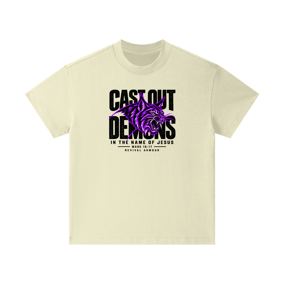 CAST OUT DEMONS IN THE NAME OF JESUS MARK 16:17 REVIVAL ARMOUR Kids T-Shirt