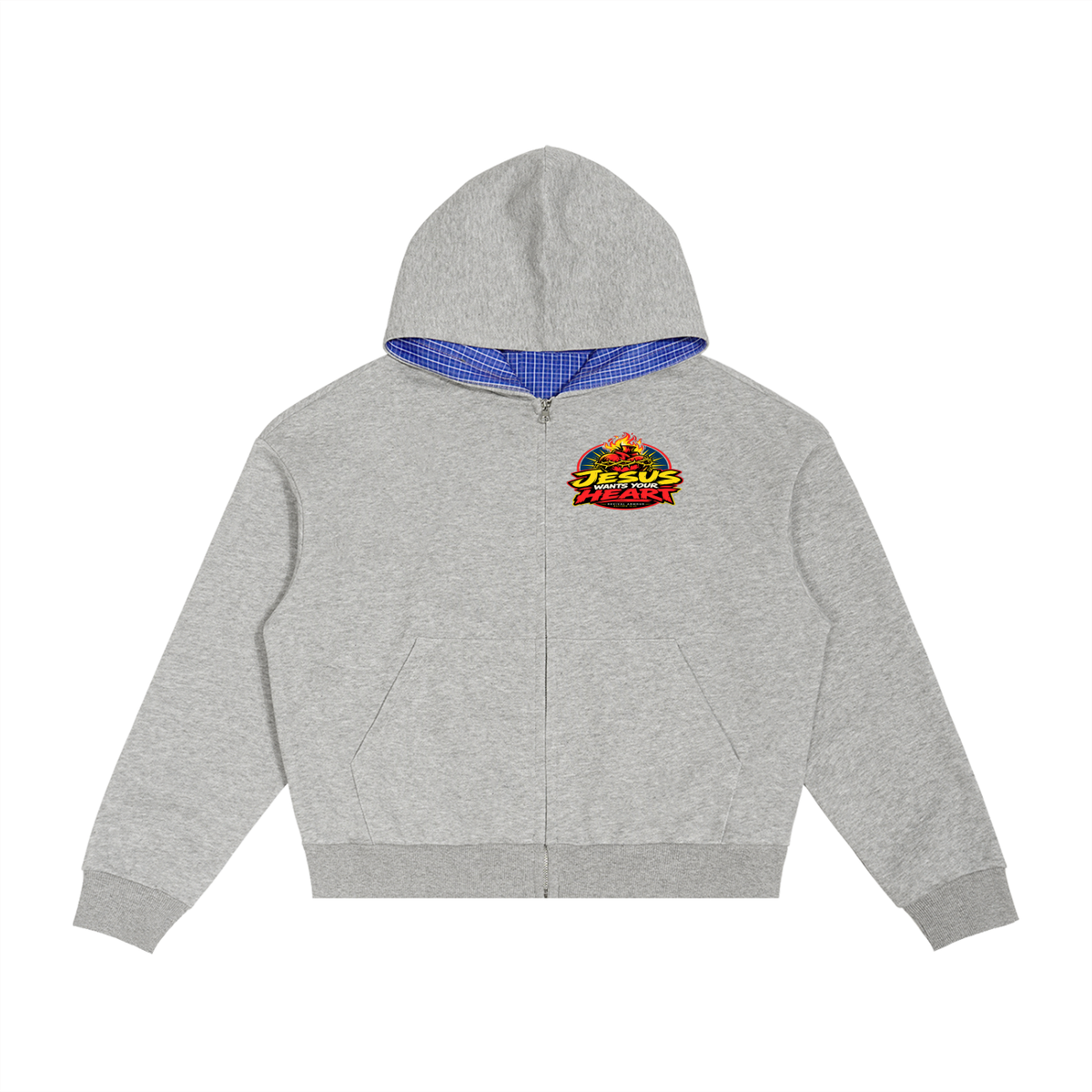 JESUS WANTS YOUR HEART - REVIVAL ARMOUR - Zip Up Hoodie Jacket