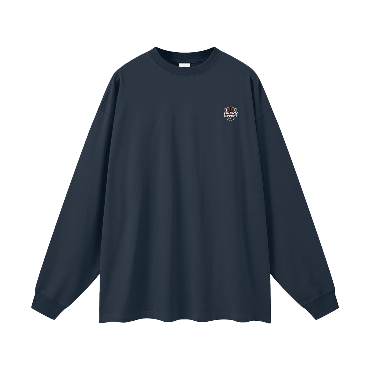 BLOOD BOUGHT - ROMANS 5:9 - Long Sleeve T-Shirt