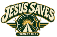 JESUS SAVES ROMANS 10:9 Kids' Shorts