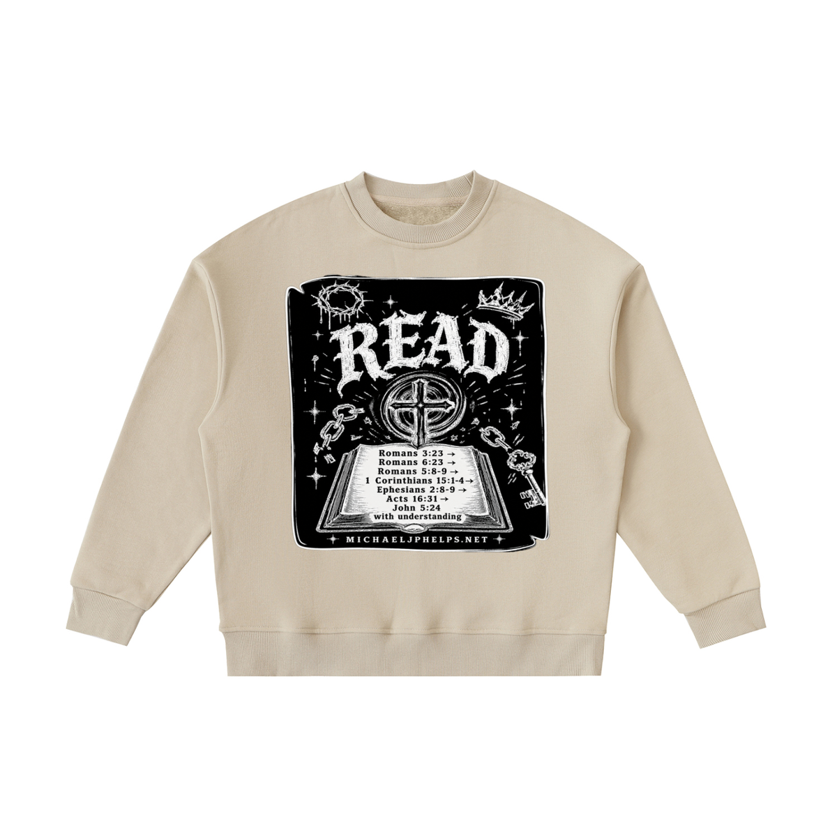Read youth Crewneck Sweatshirt