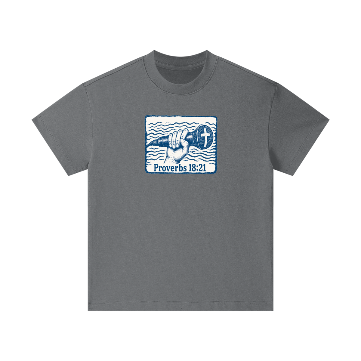 Proverbs 18:21 mic Kids T-Shirt