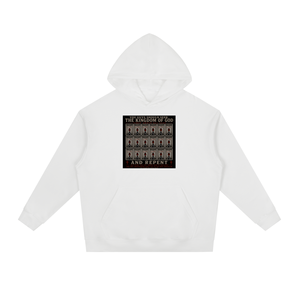 You guys should seek the Kingdom of God first above all else and Repent anything you put above God is Idolatry and Idol Worshippers Don't go to the New Jerusalem for example Revelation 22:15 Hoodie