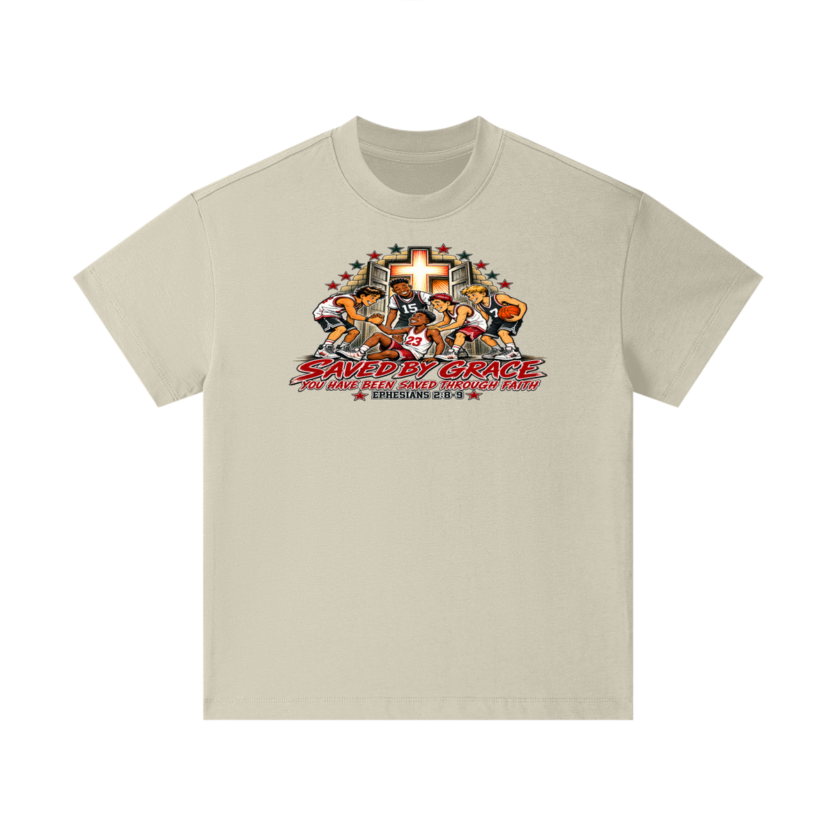 Saved By Grace You Been Saved Through Faith Kids T-Shirt