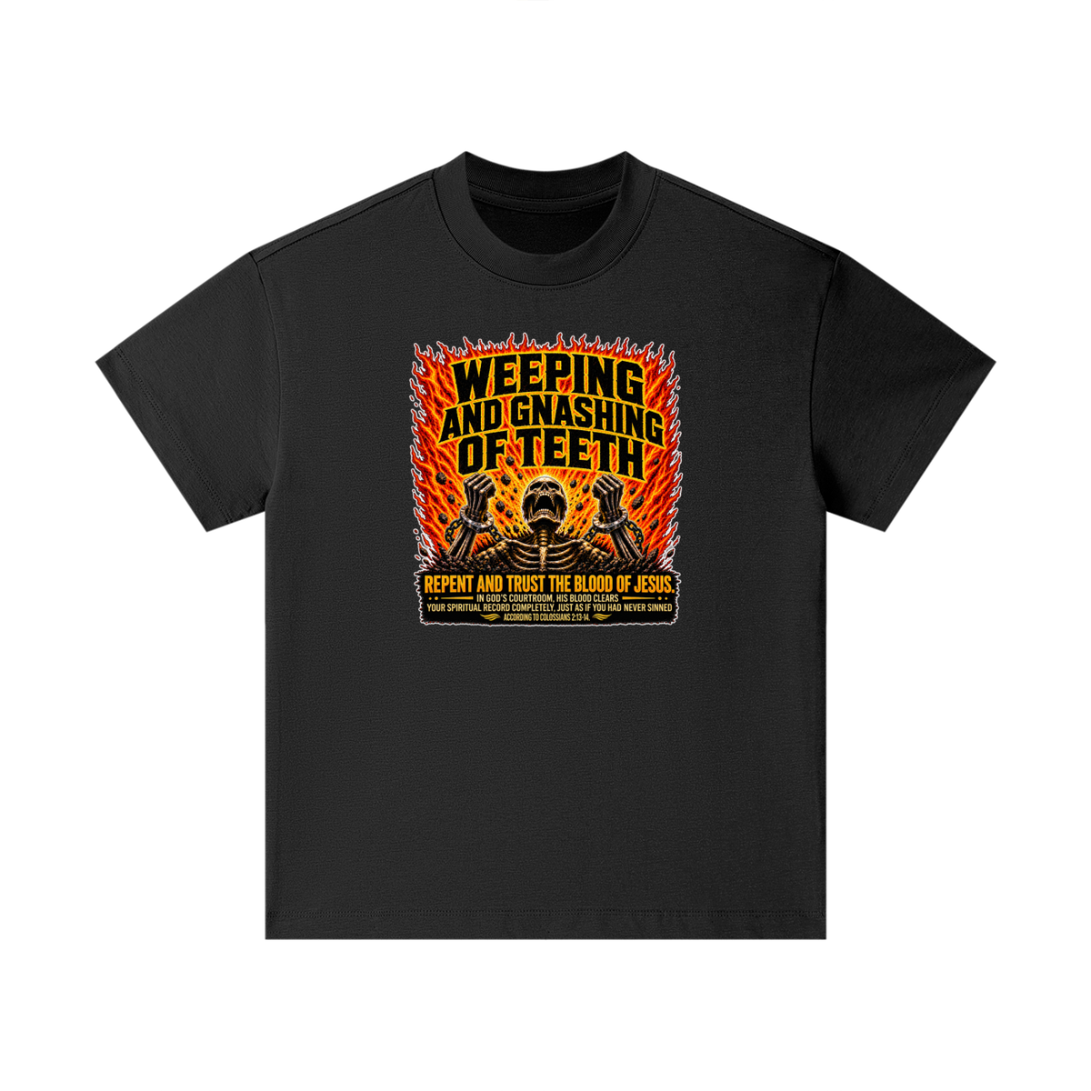 WEEPING AND GNASHING OF TEETH Kids T-Shirt