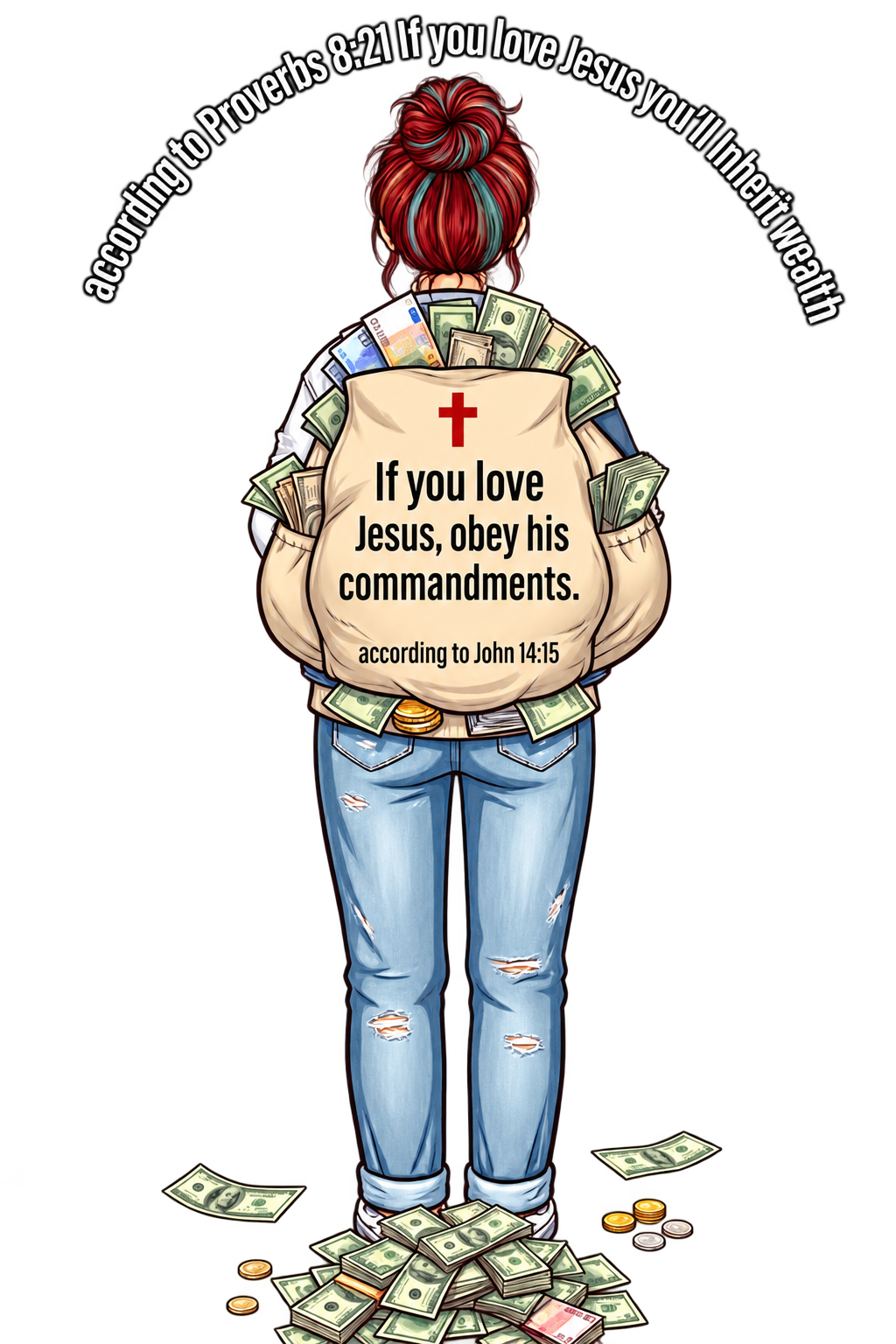 according to Proverbs 8:21 If you love Jesus you'll Inherit wealth If you love Jesus, obey his commandments according to John 14:15 Shorts
