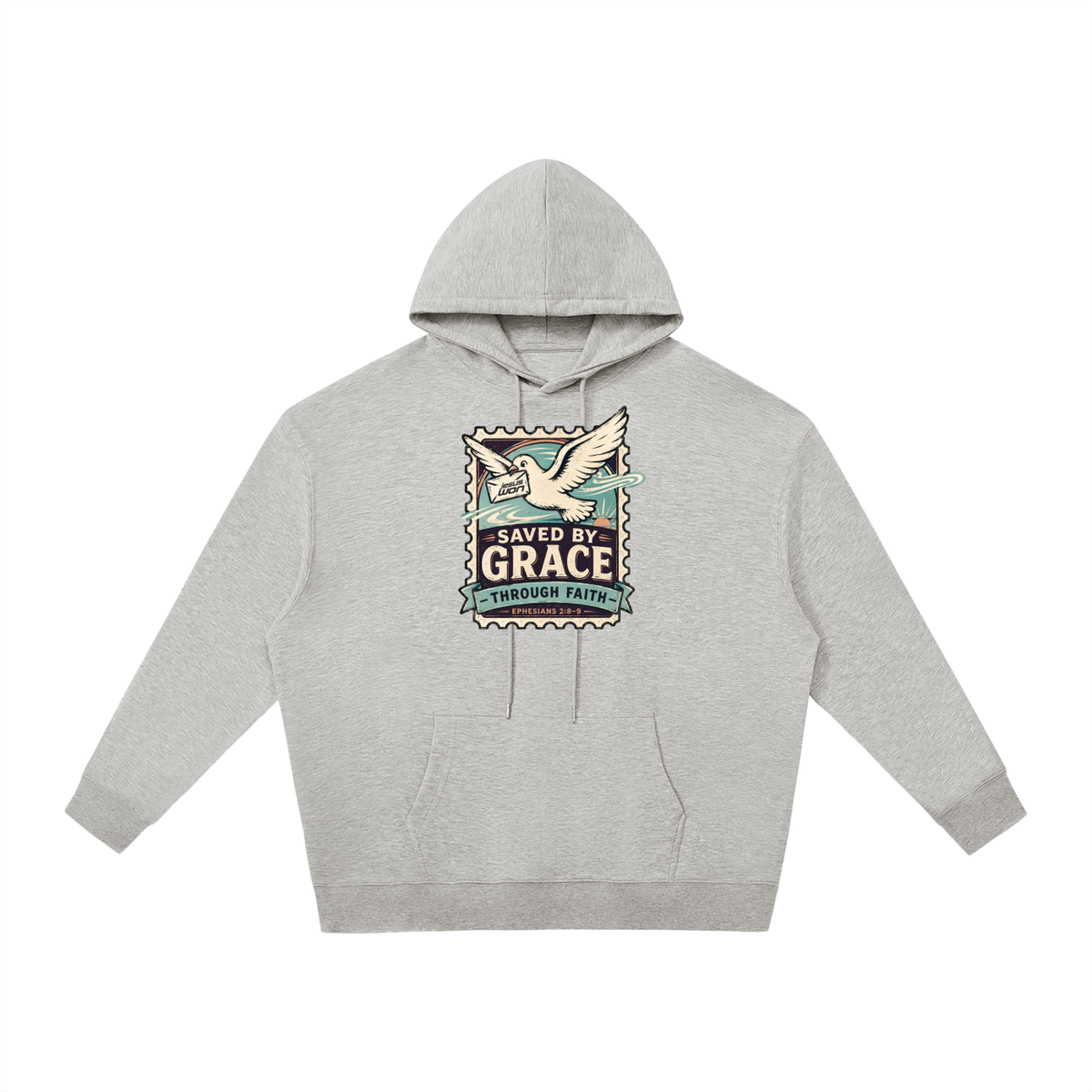 SAVED BY GRACE -THROUGH FAITH- - EPHESIANS 2:8-9 - Hoodie