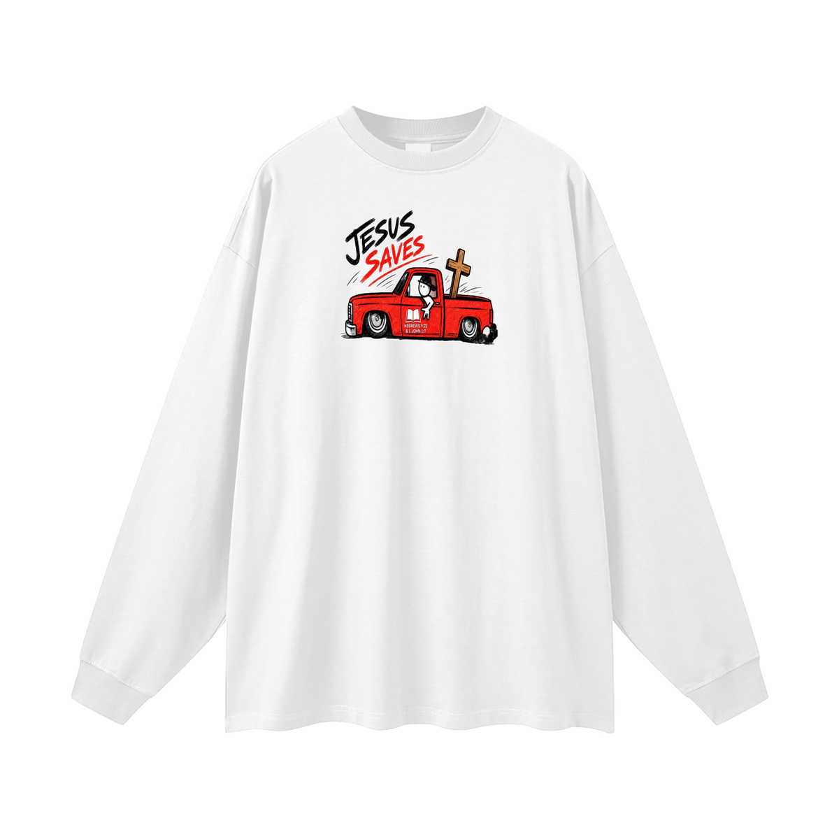 Oversized Unisex Long Sleeve T-Shirt