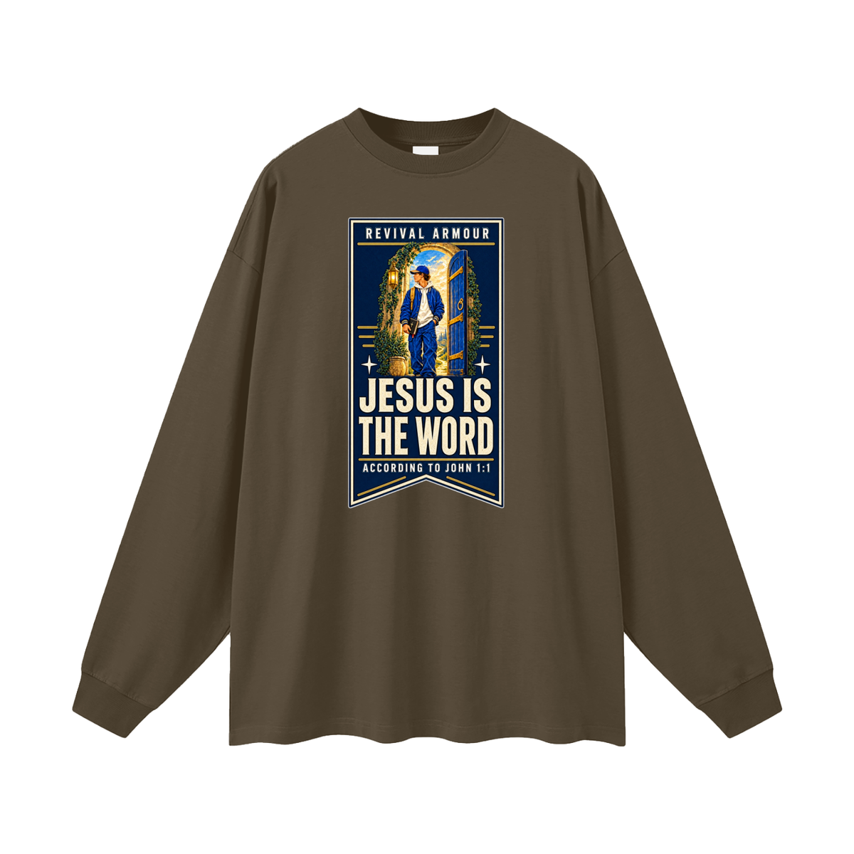 JESUS IS THE WORD ACCORDING TO JOHN 1:1 Long Sleeve T-Shirt