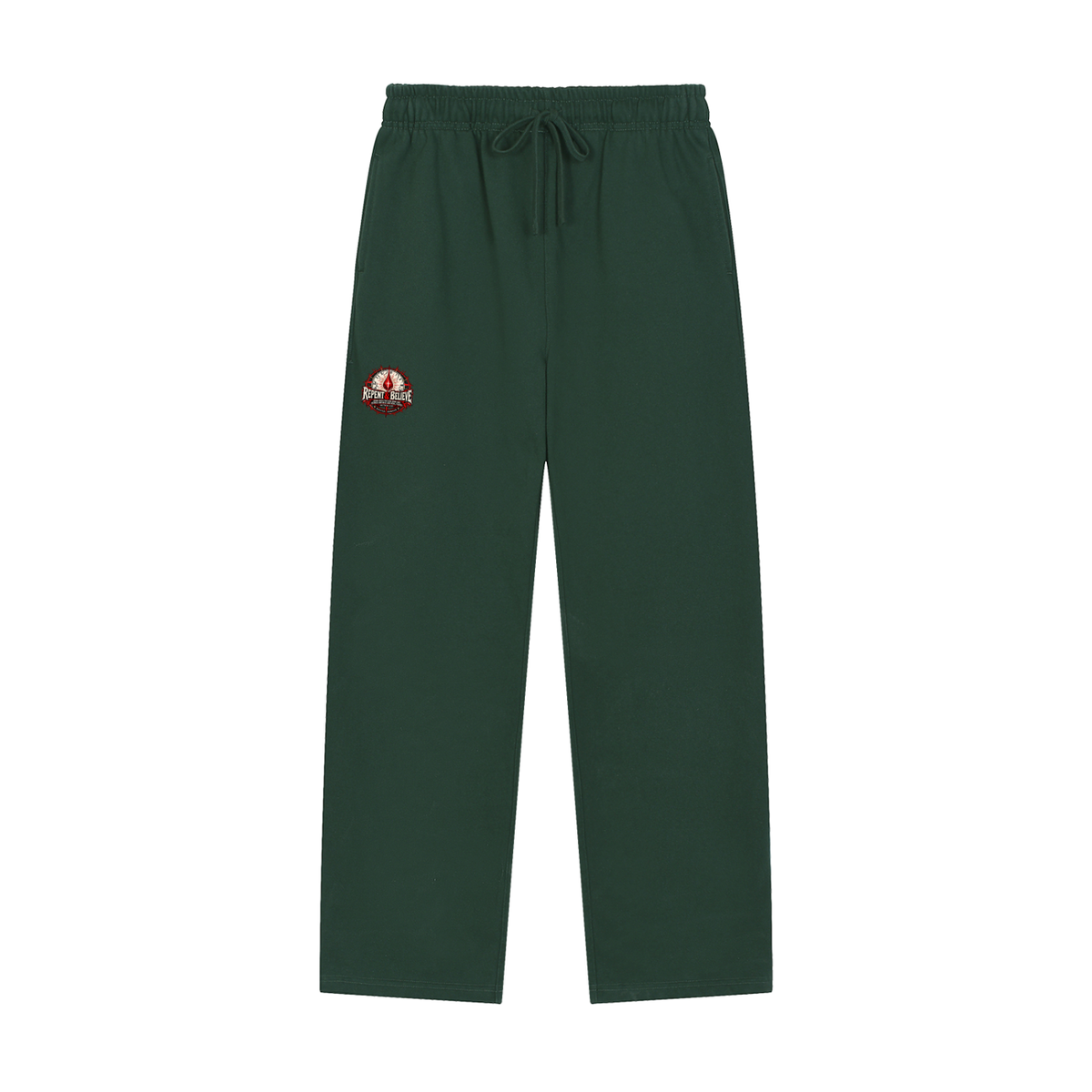 REPENT & BELIEVE JESUS DIED FOR OUR SINS AND HEAVEN AND HELL ARE REAL PLACES MATTHEW 10:28 (THAT'S NOT A quote) Sweatpants