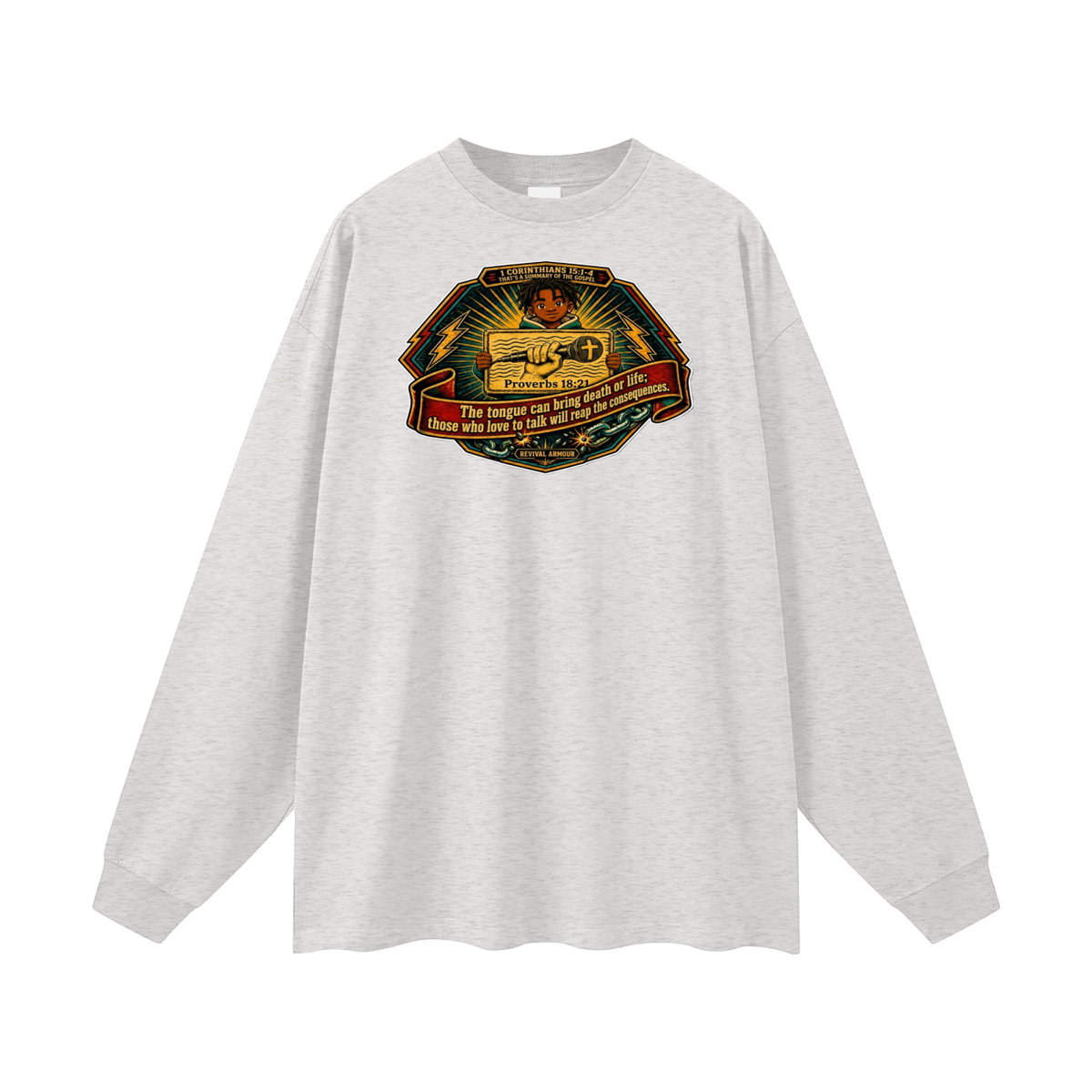 Oversized Unisex Long Sleeve T-Shirt
