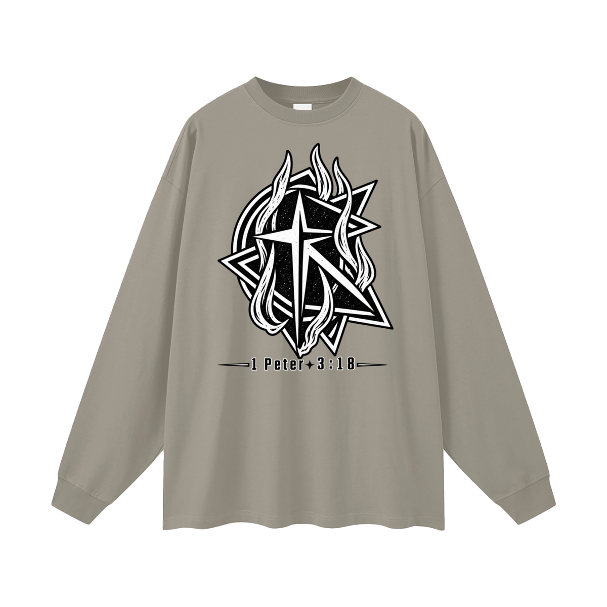 1 Peter 3:18 Long Sleeve T-Shirt