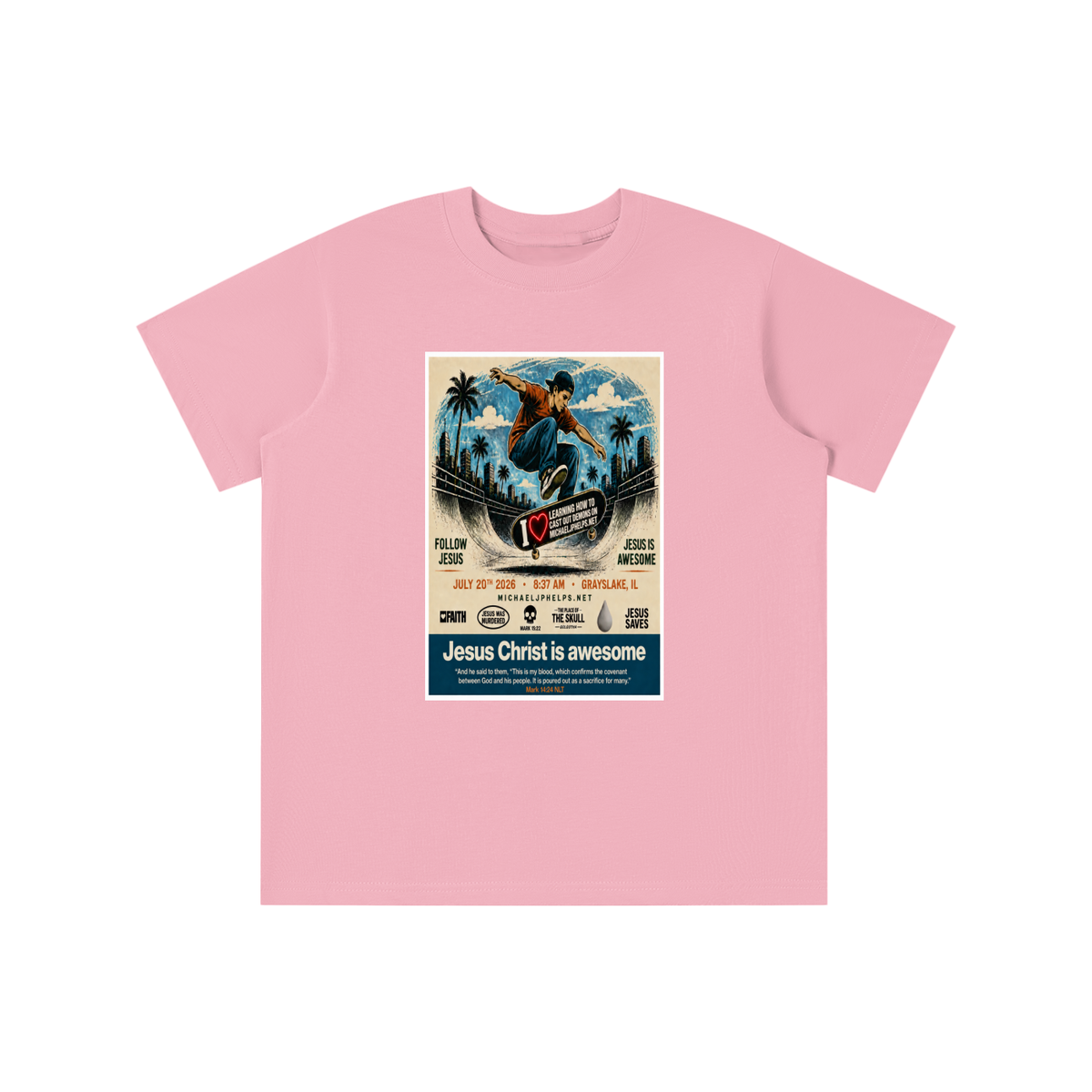 Jesus Christ is awesome youth T-shirt