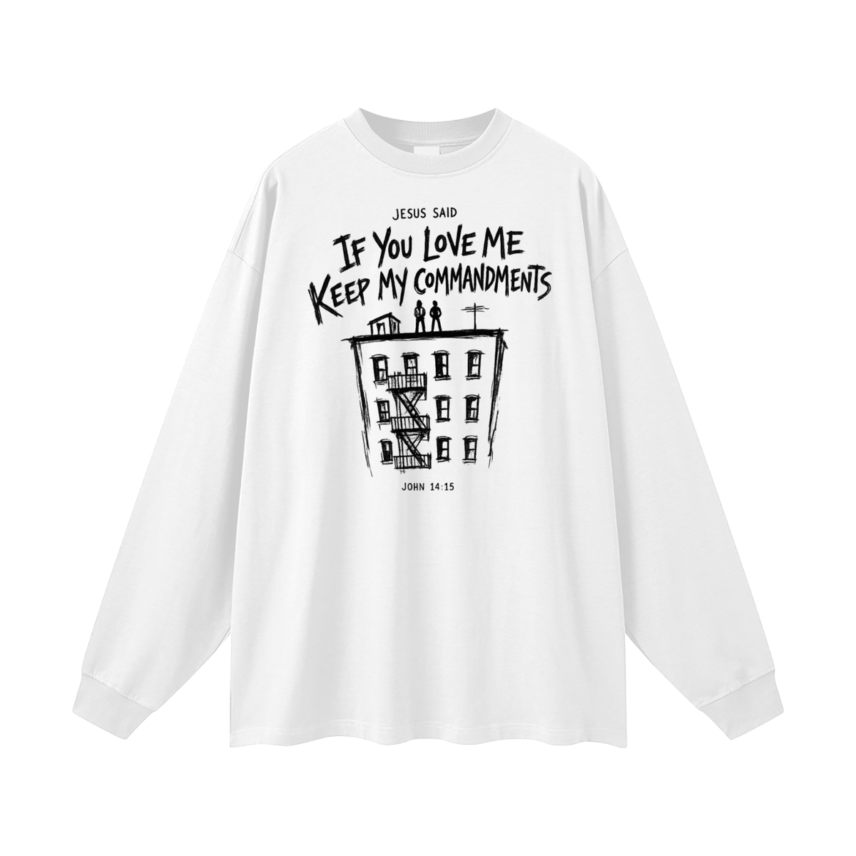 JOHN 14:15 NIV Long Sleeve T-Shirt