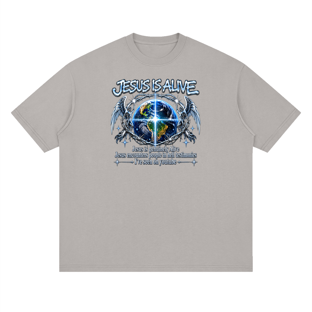JESUS IS ALIVE Jesus is genuinely Alive Jesus encounters people in hell testimonies I've seen on youtube T-Shirt