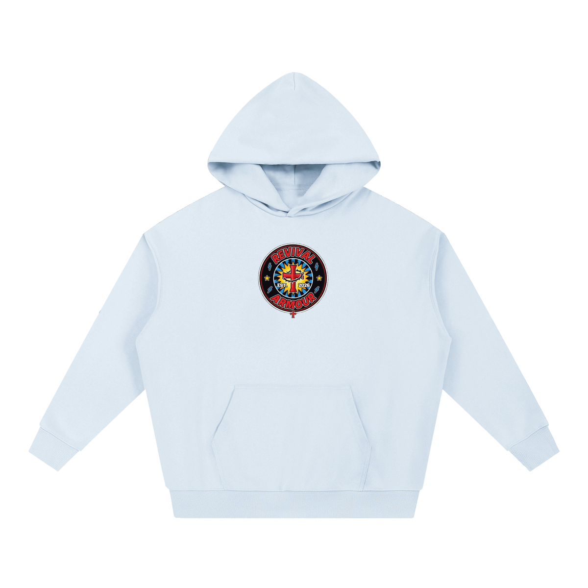 REVIVAL EST. 2026 ARMOUR JESUS DIED FOR OUR SINS Hoodie
