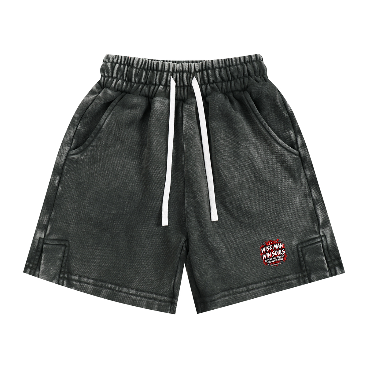 Wise men win souls repent and believe the good news Kids' Shorts