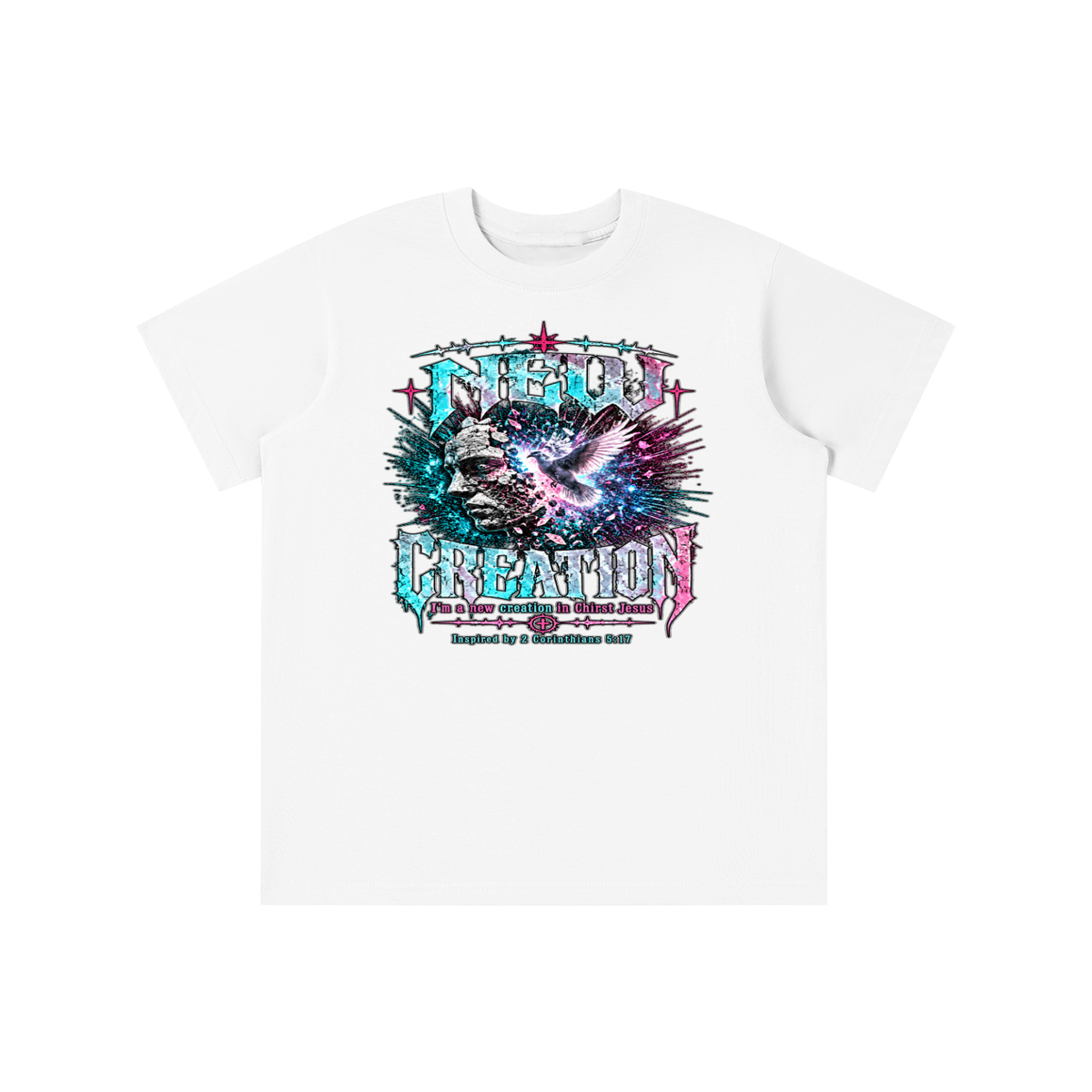 NEW CREATION I'm a new creation in Chirst Jesus Inspired by 2 Corinthians 5:17 youth T-shirt