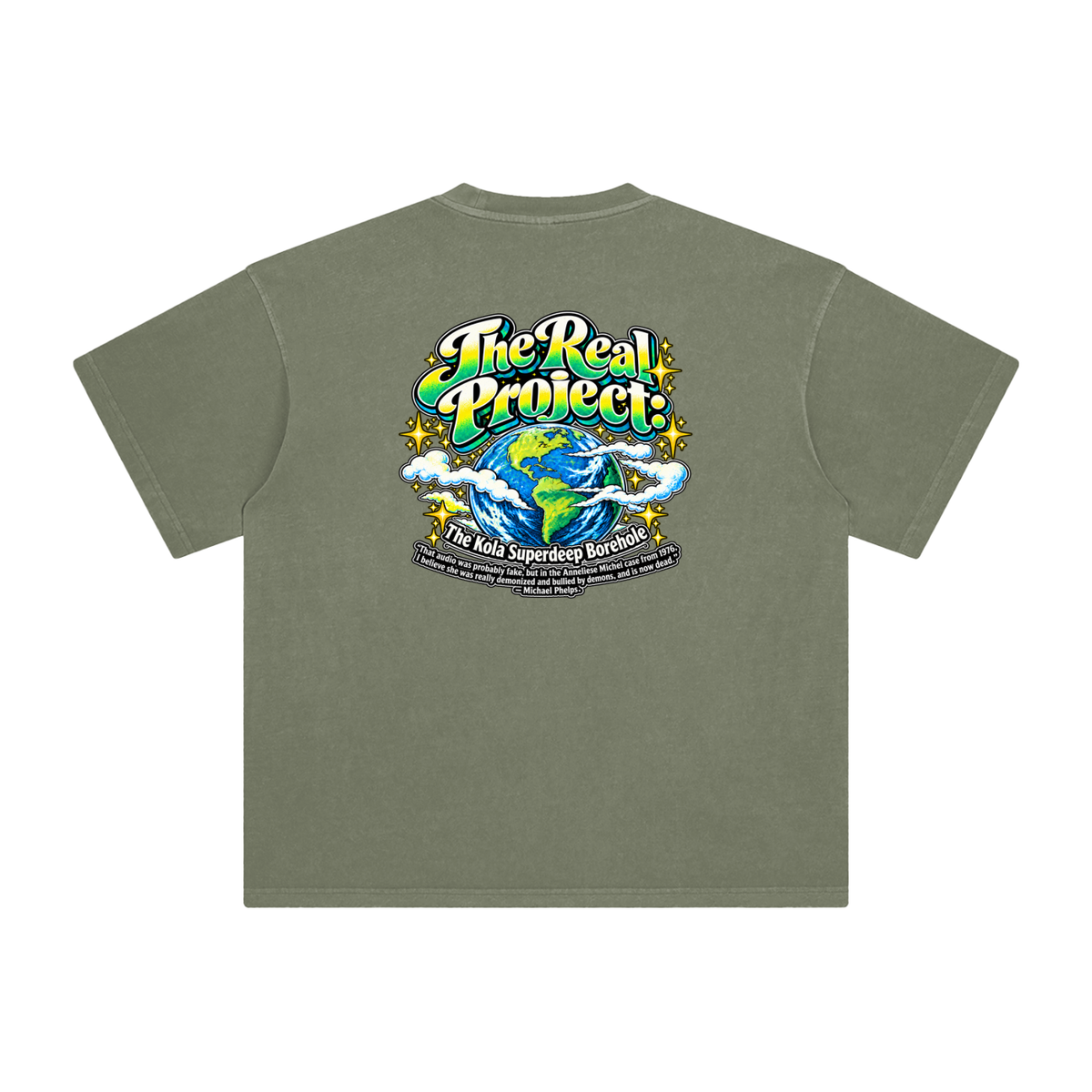 REDEEMED BY THE OF JESUS ACCORDING TO EPHESIANS 1:7 THE REAL PROJECT: THE KOLA SUPERDEEP BOREHOLE T-Shirt