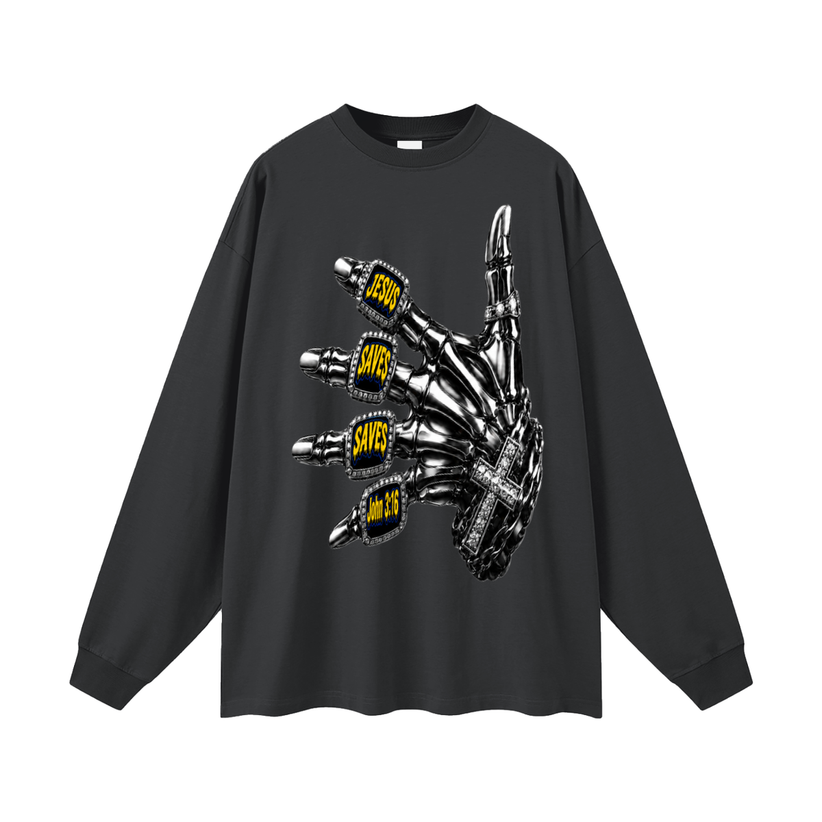 Jesus saves saves John 3:16 Long Sleeve T-Shirt