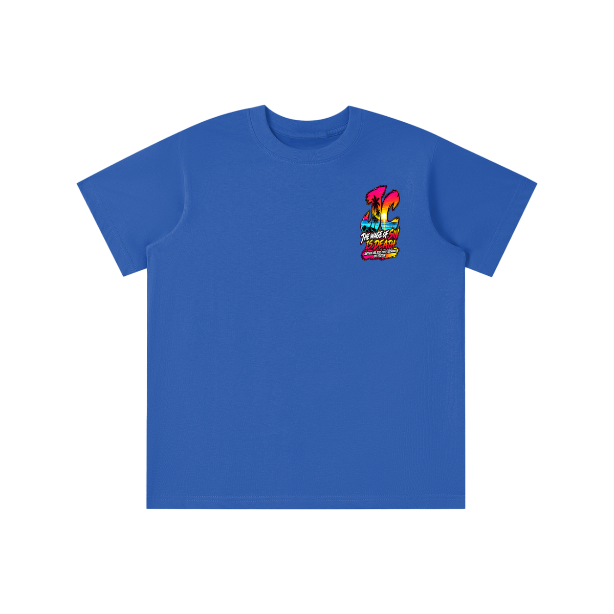 THE WAGE OF SIN IS DEATH AND THERE ARE JESUS CHRIST TESTIMONIES ON YOUTUBE youth T-shirt