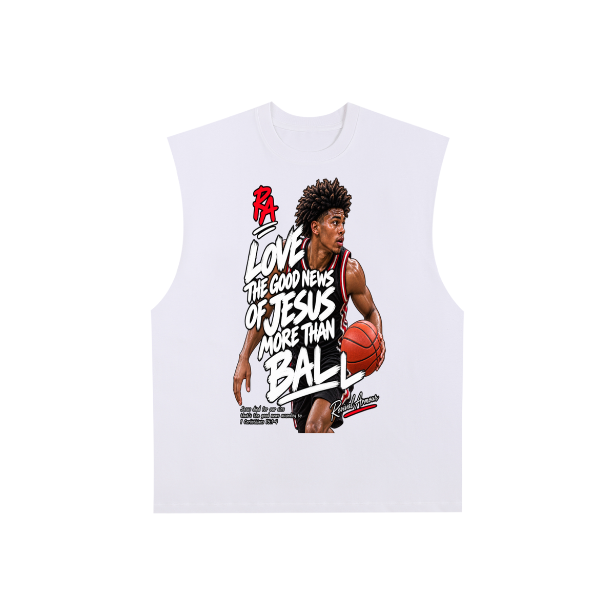 LOVE THE GOOD NEWS OF JESUS MORE THAN BALL Tank Top