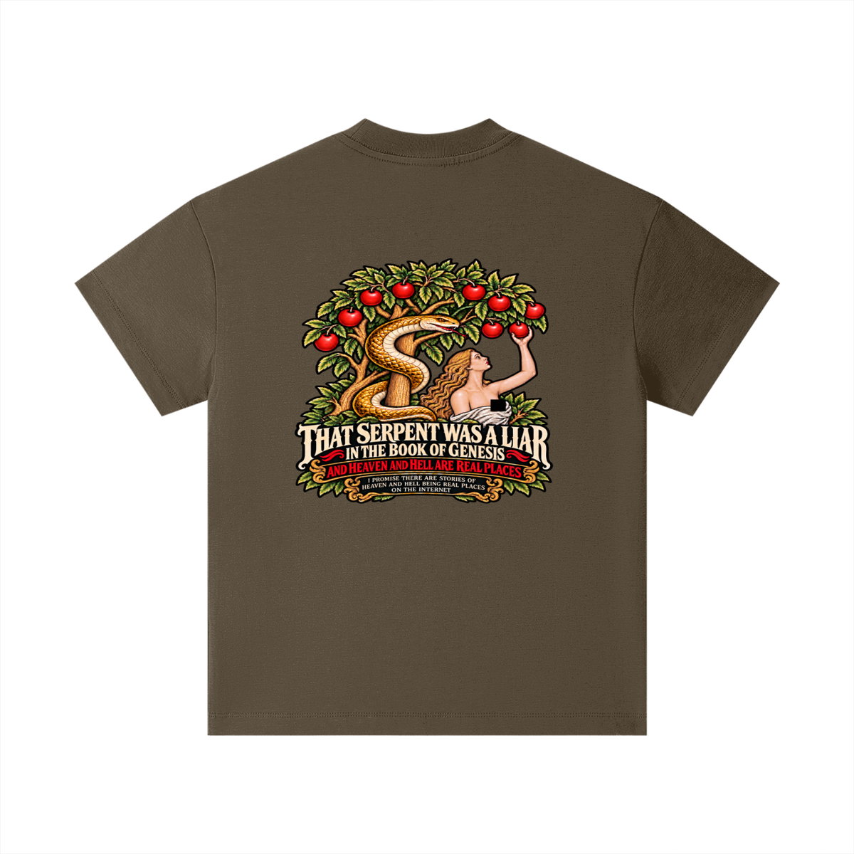 REVIVAL ARMOUR THAT SERENT WAS A LIAR IN THE BOOK OF GENESIS AND HEAVEN AND HELL ARE REAL PLACES I PROMISE THESE ARE STORIES OF HEAVEN AND HELL BEING REAL PLACES ON THE INTERNET Kids T-Shirt