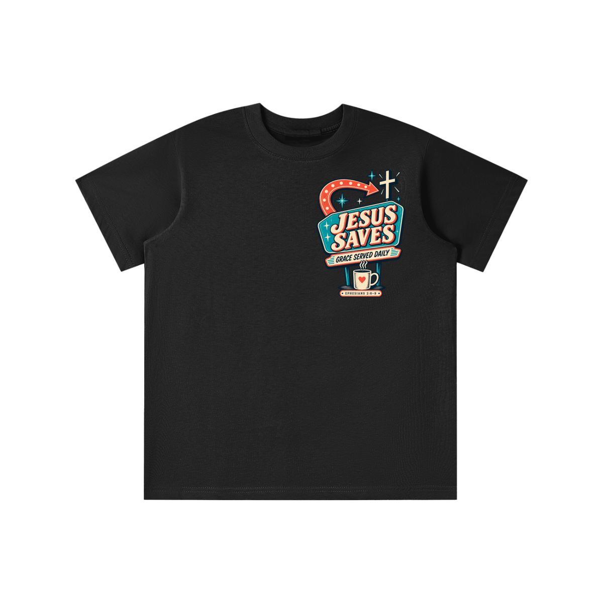 Jesus saves youth T-shirt