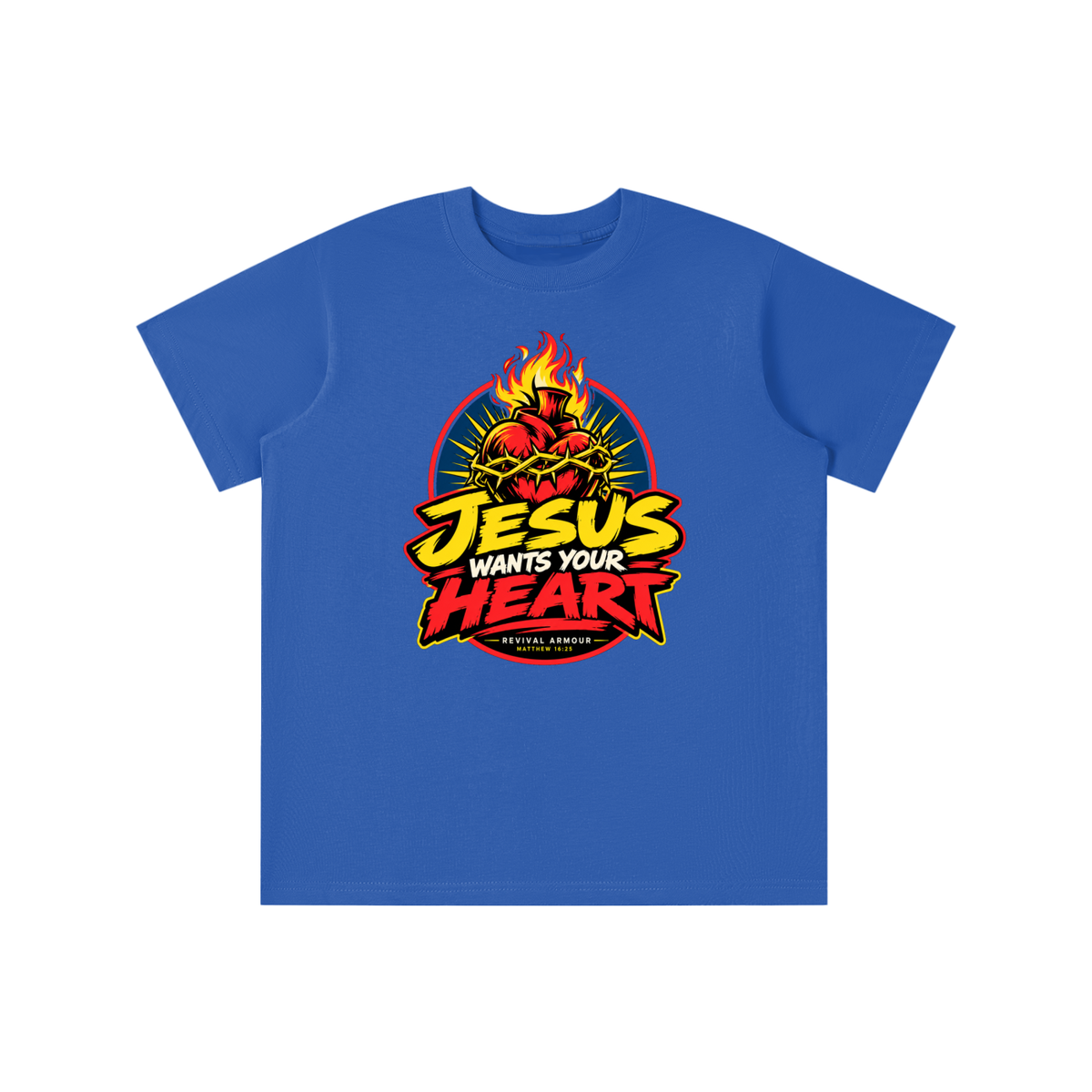 JESUS WANTS YOUR HEART - REVIVAL ARMOUR - youth T-shirt