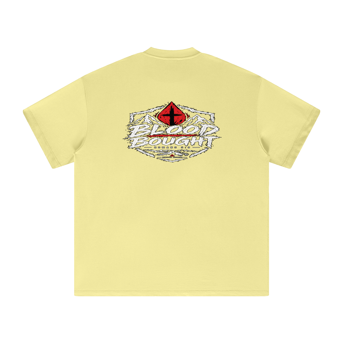 BLOOD BOUGHT - ROMANS 5:9 - T-Shirt