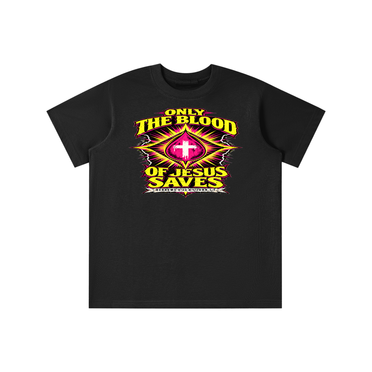 Only the Blood of Jesus saves youth T-shirt