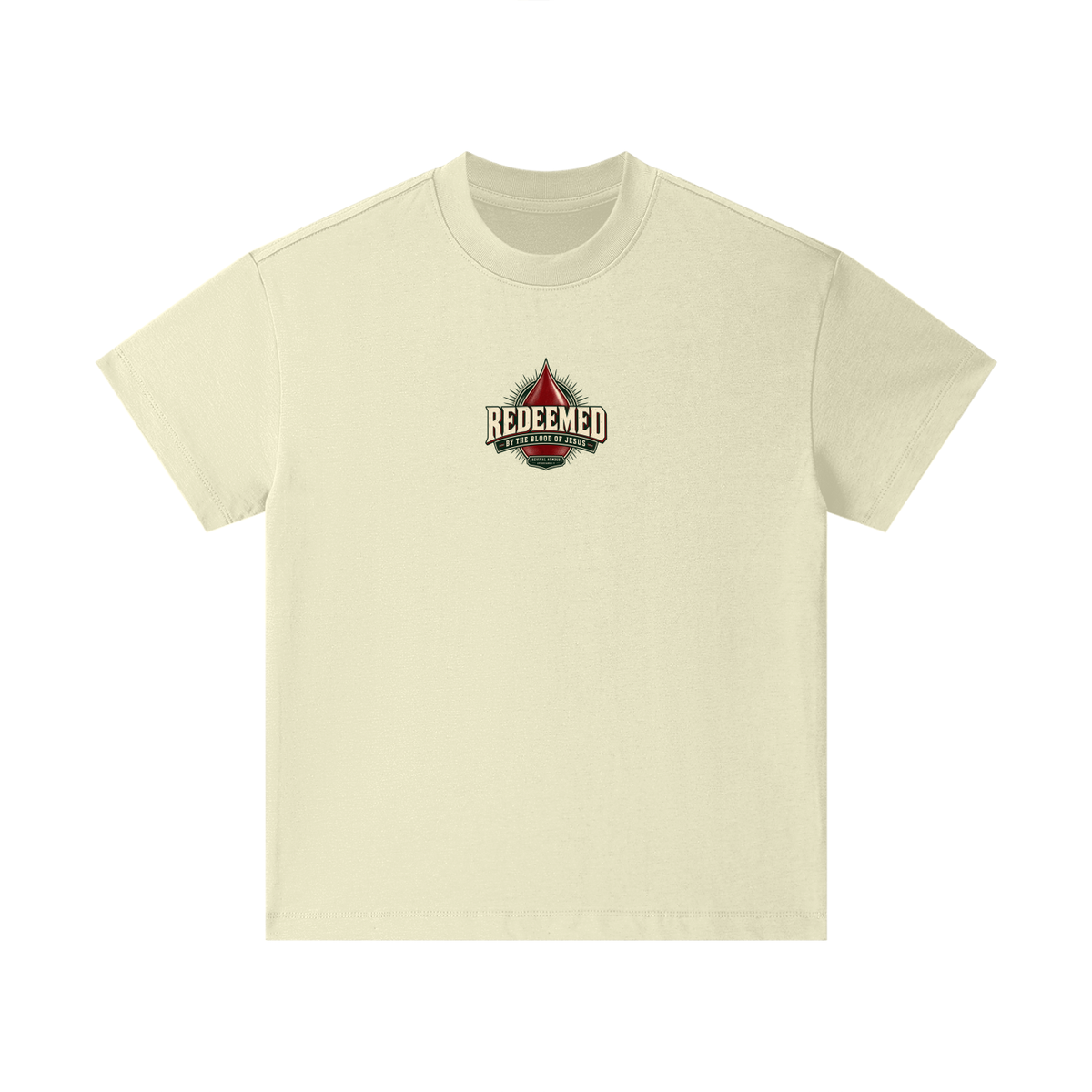 REDEEMED BY THE BLOOD OF JESUS -REVIVAL ARMOUR- -EPHESIANS 1:7- Kids T-Shirt