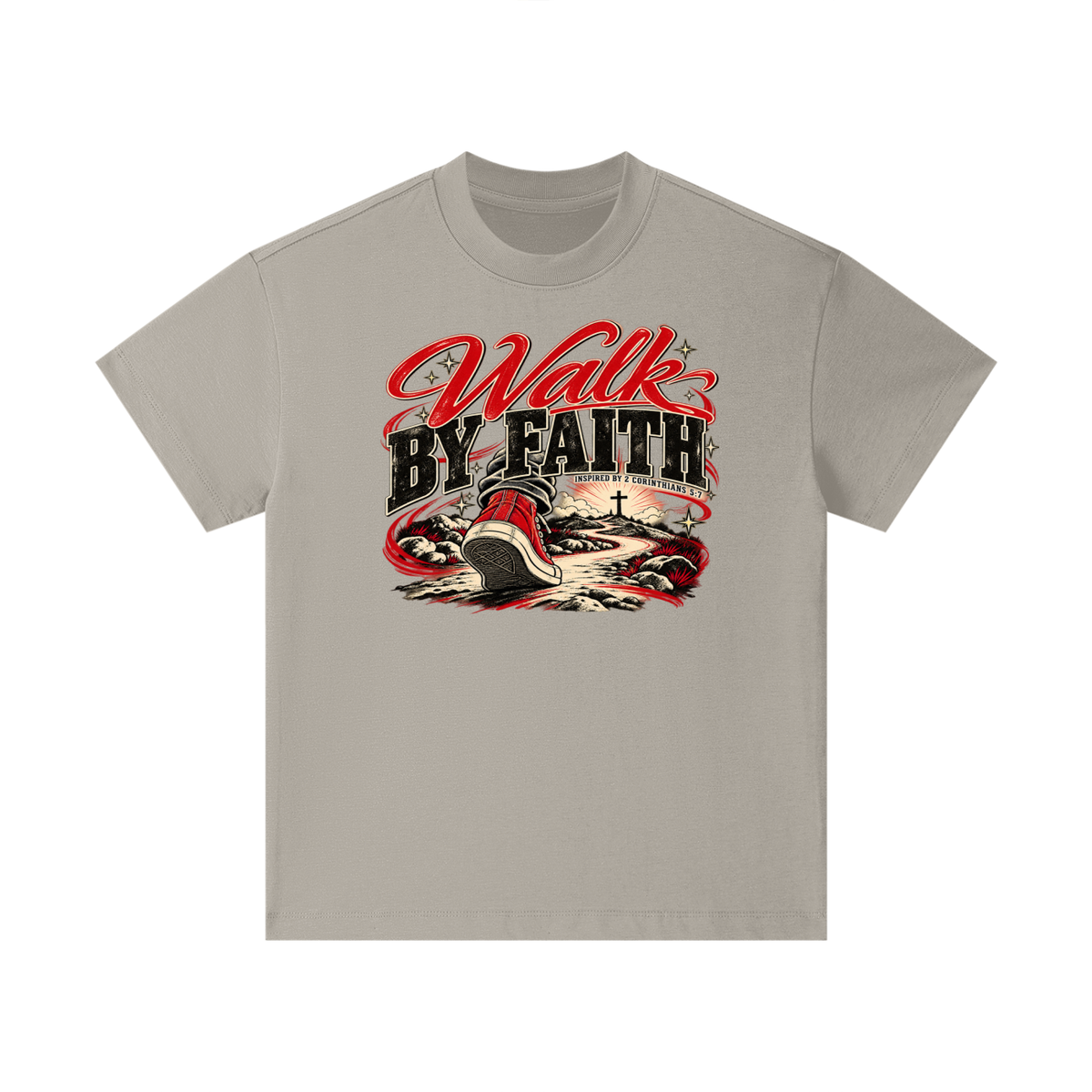 WALK BY FAITH INSPIRED BY 1 CORINTHIANS 5:7 Kids T-Shirt