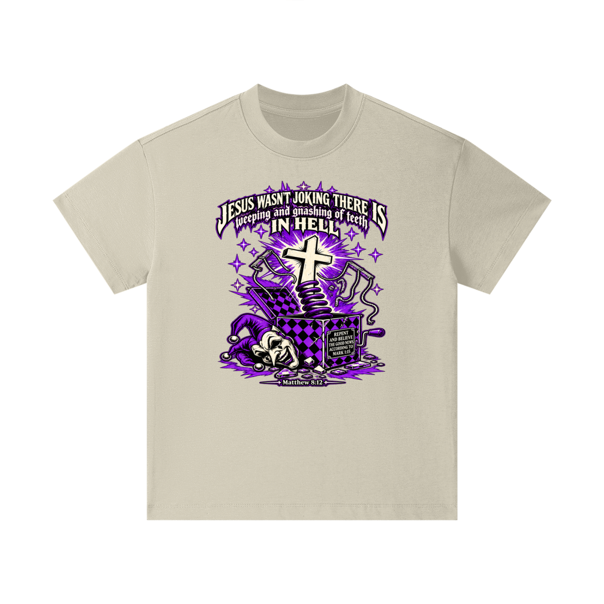 Jesus wasn’t joking there is weeping and gnashing of teeth in hell Kids T-Shirt