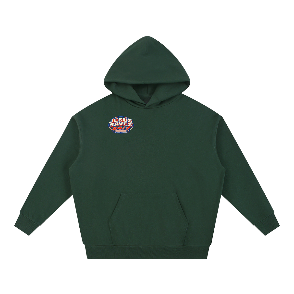 Jesus saves 24/7 Hoodie