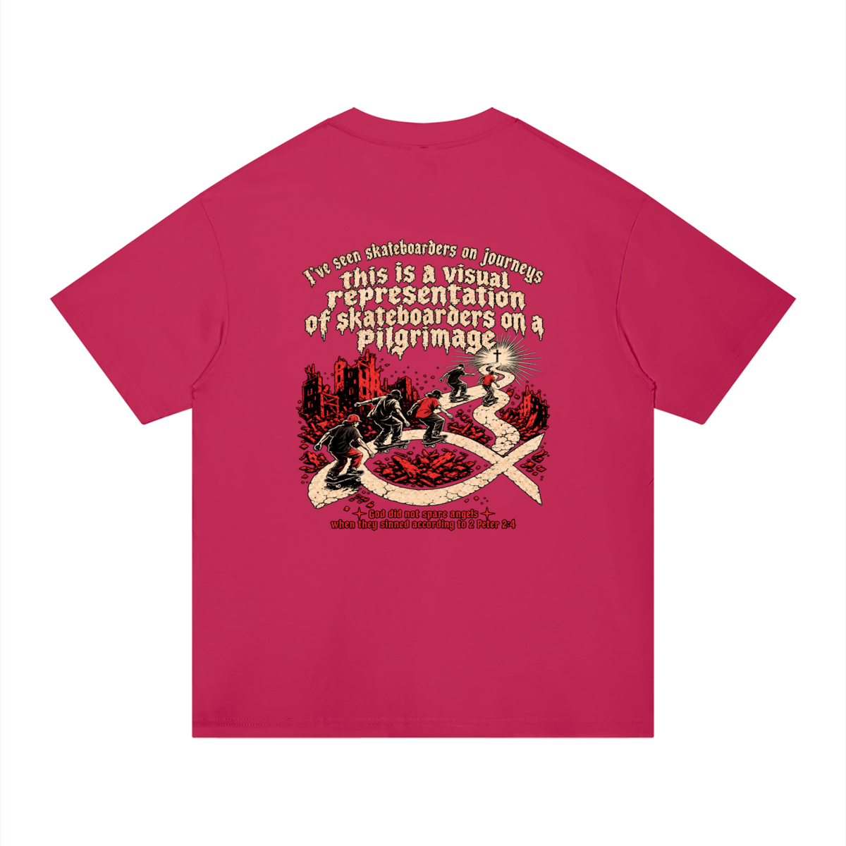 skateboarders on a pilgrimage T-Shirt