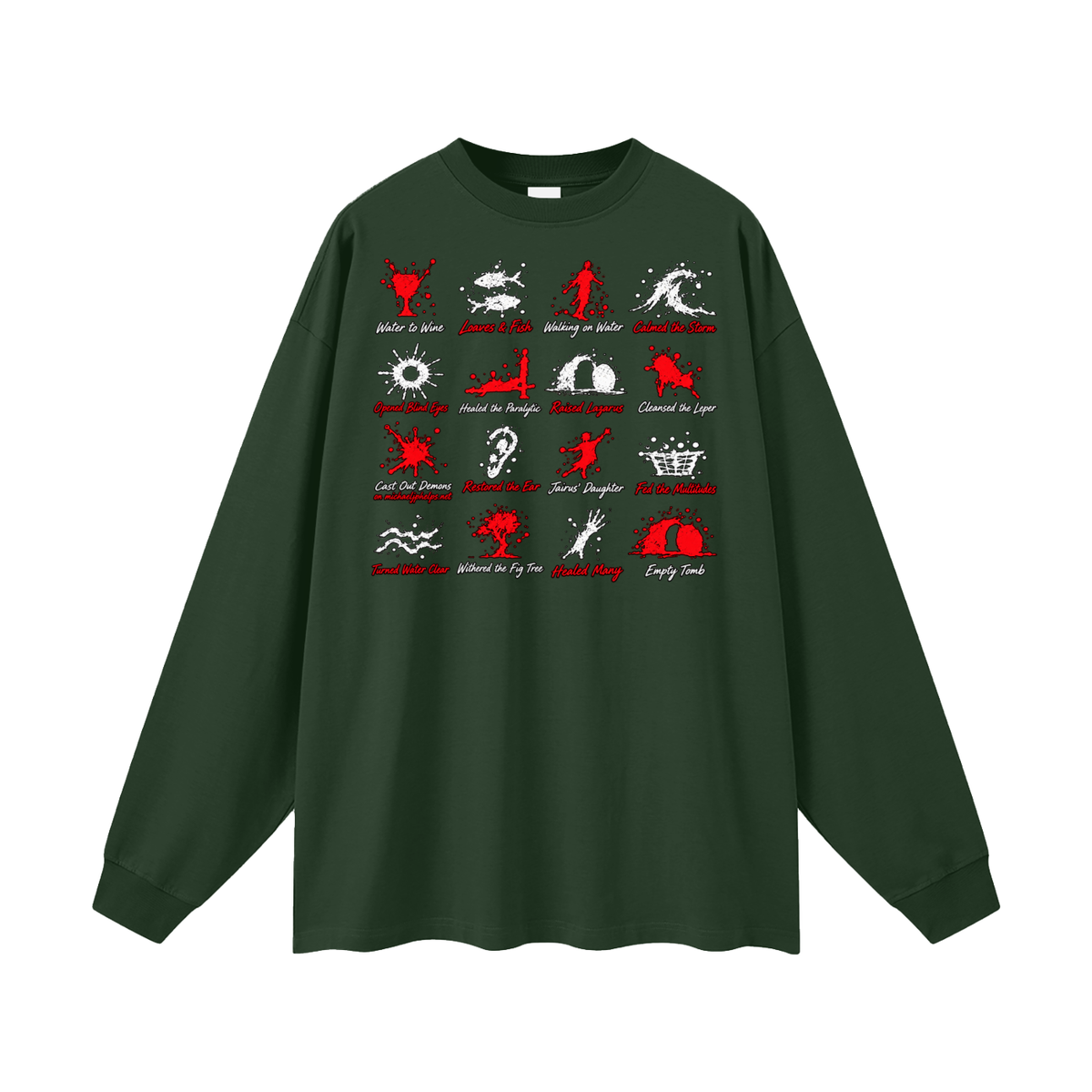 cast out demons on Michaeljphelps.Net Long Sleeve T-Shirt