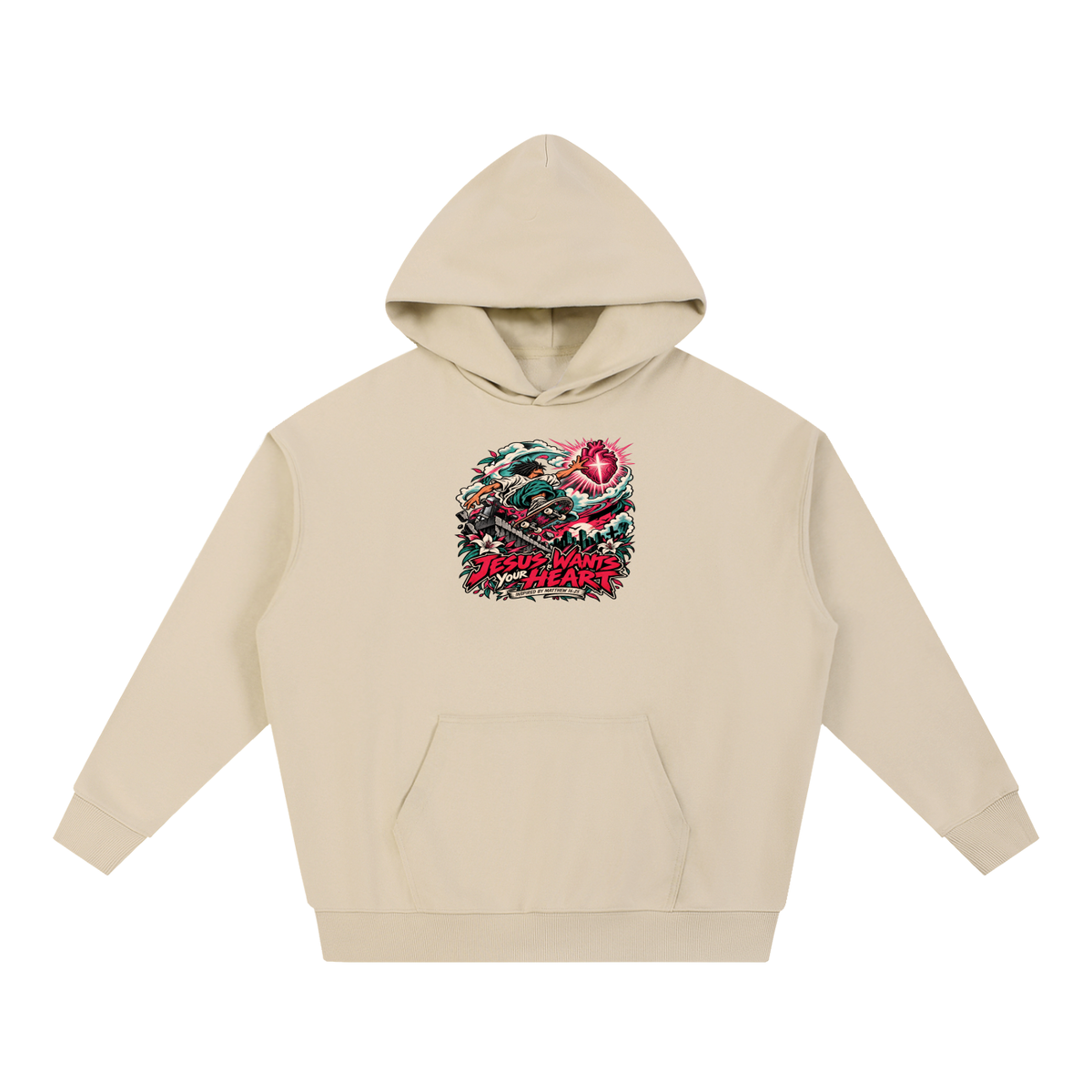 JESUS WANTS YOUR HEART INSPIRED BY MATTHEW 16:25 Hoodie