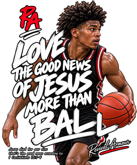 LOVE THE GOOD NEWS OF JESUS MORE THAN BALL Sweatpants