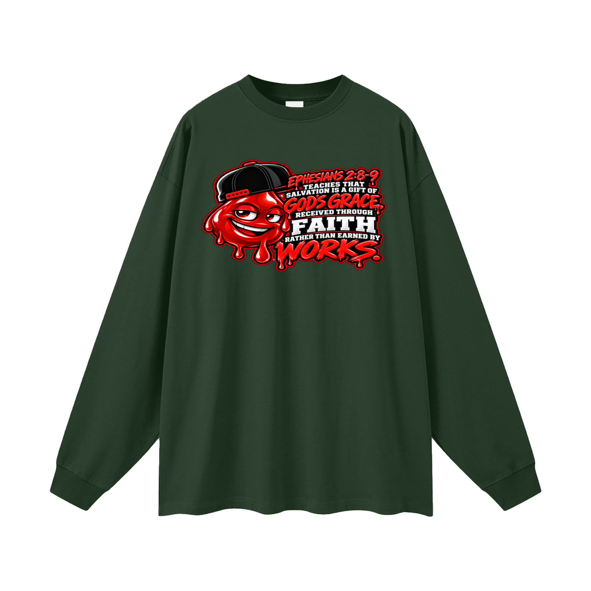 Ephesians 2:8-9 inspired Long Sleeve T-Shirt
