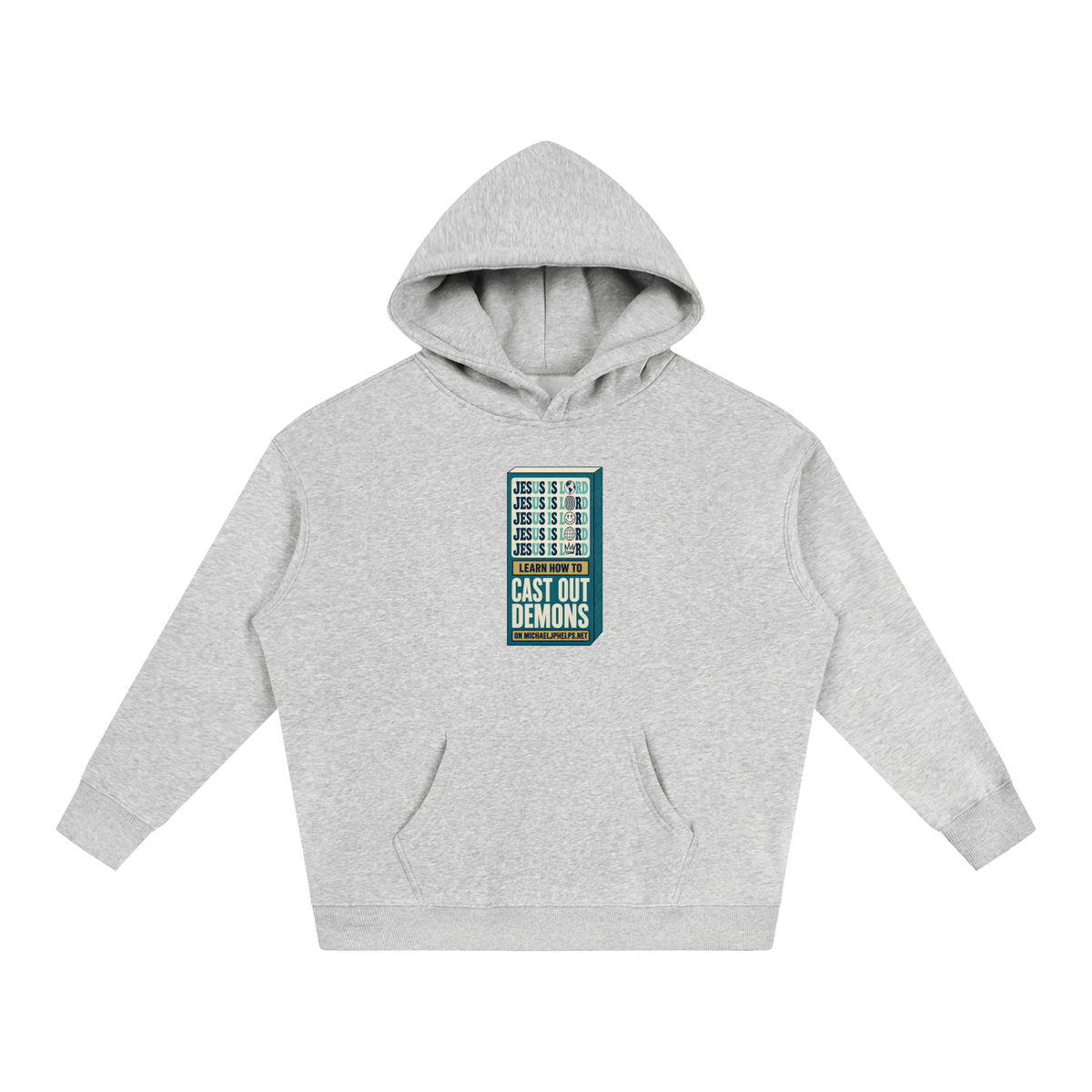 Jesus is Lord 5x Learn how to cast out demons on MICHAELJPHELPS.NET Hoodie