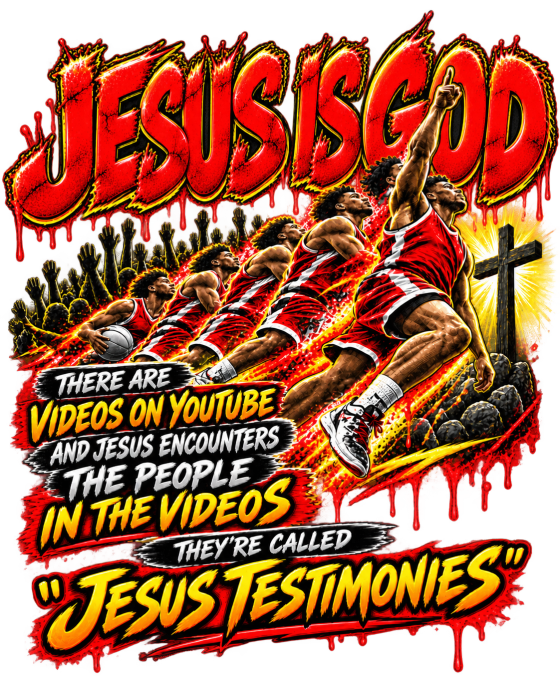JESUS IS GOD THERE ARE VIDEOS ON YOUTUBE AND JESUS ENCOUNTERS THE PEOPLE IN THE VIDEOS THEY'RE CALLED "JESUS TESTIMONIES" Long Sleeve T-Shirt