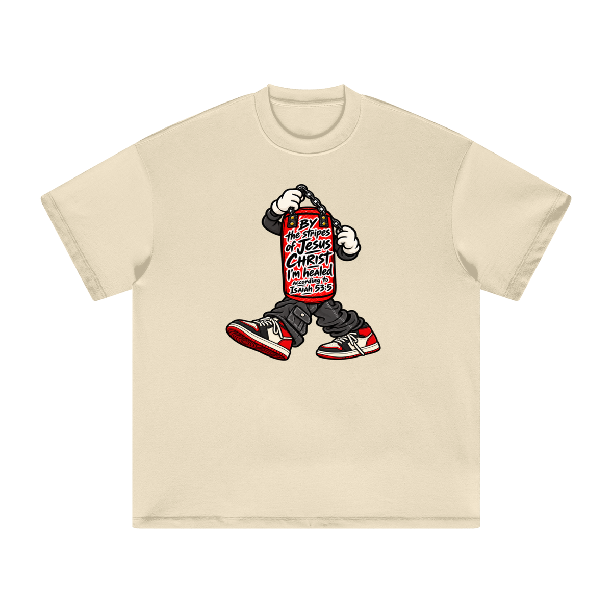 BY the stripes of Jesus CHRIST I'm heAled According to Isaiah 53:5 T-Shirt