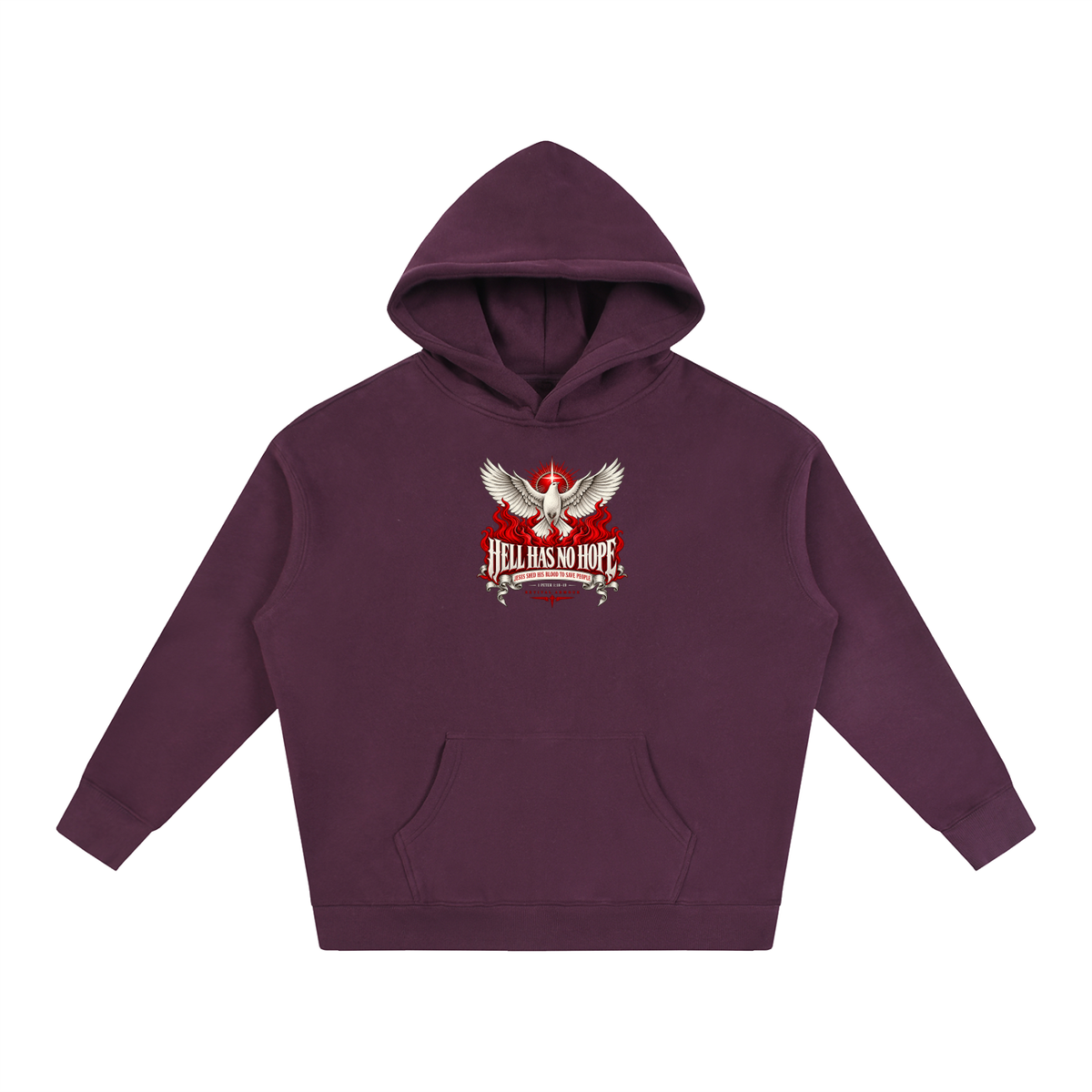 HELL HAS NO HOPE JESUS SHED HIS BLOOD TO SAVE PEOPLE Hoodie