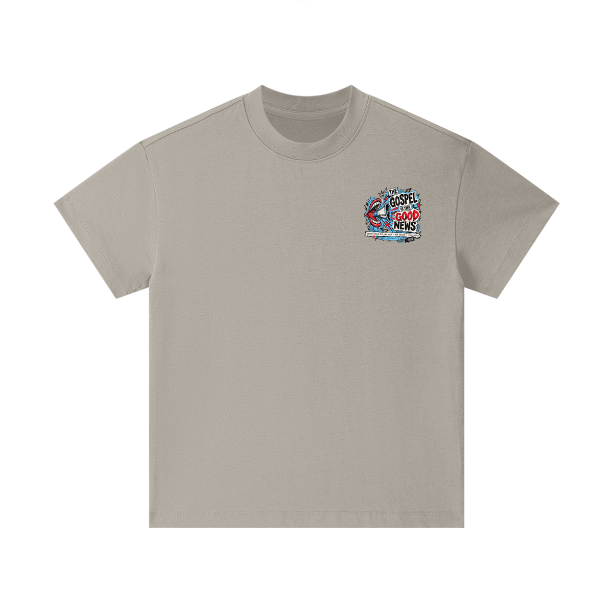 THE GOSPEL IS THE GOOD NEWS CHRIST DIED FOR OUR SINS . WAS BURIED . ROSE AGAIN -- 1 CORINTHIANS 15:1-4 -- Kids T-Shirt