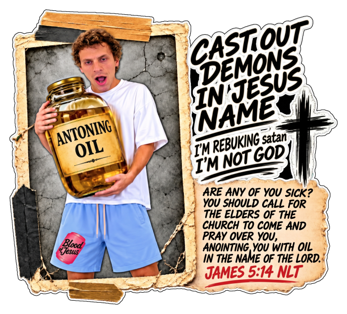 I'M REBUKING satan I'M NOT GOD T-Shirt
