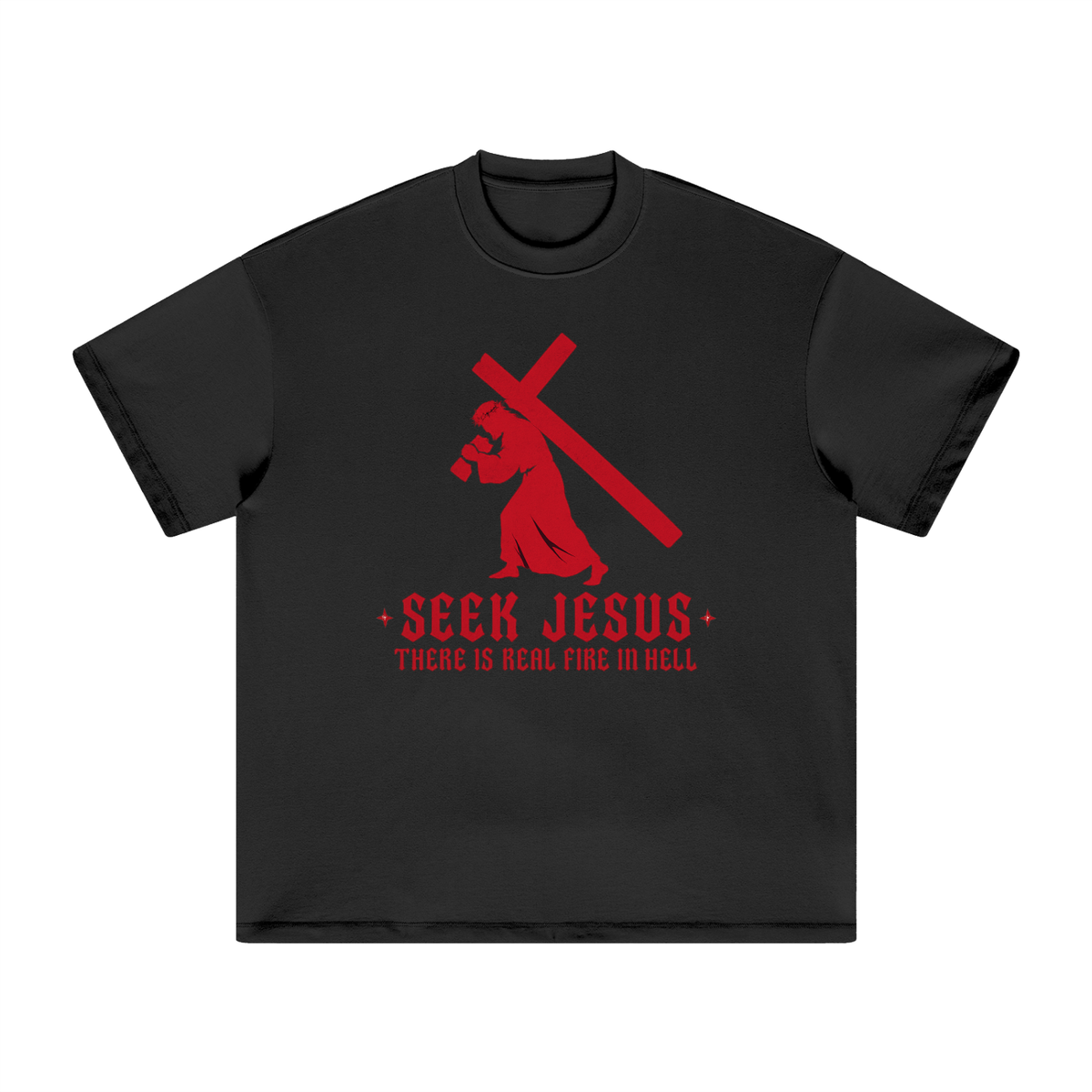 SEEK JESUS THERE IS REAL FIRE IN HELL T-Shirt