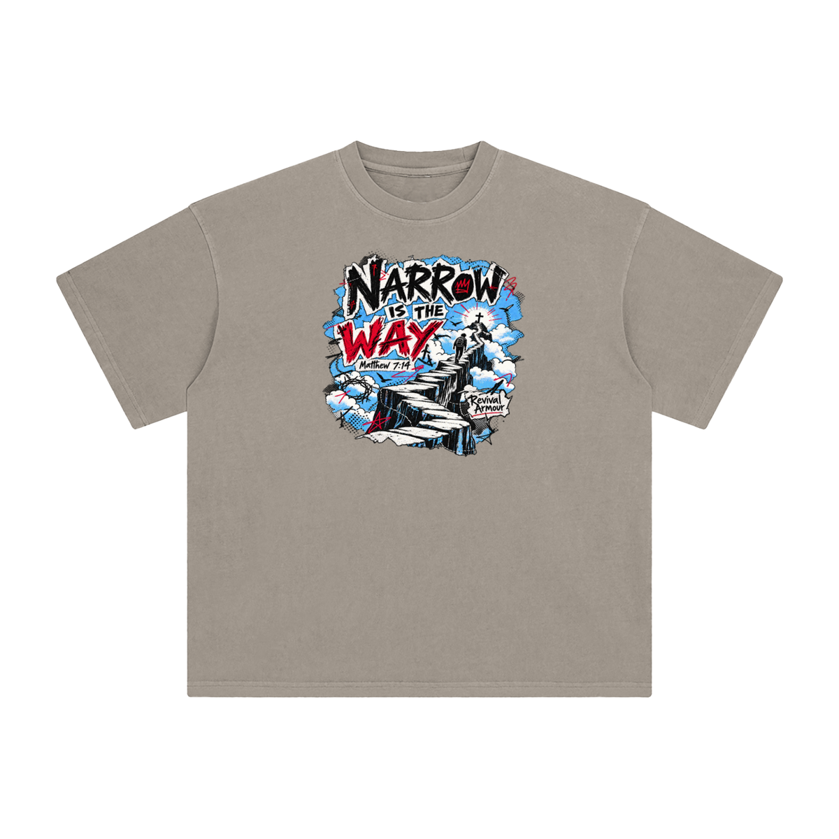 NARROW IS THE WAY [MATTHEW 7:14] Revival Armour T-Shirt