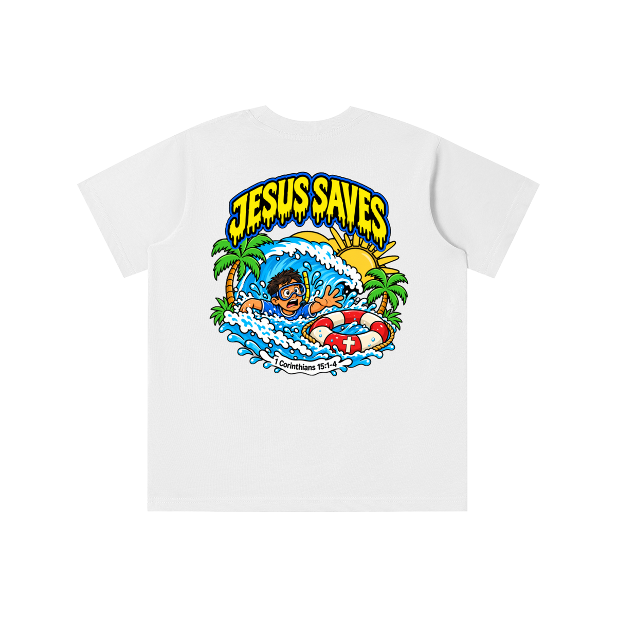 Jesus saves youth T-shirt
