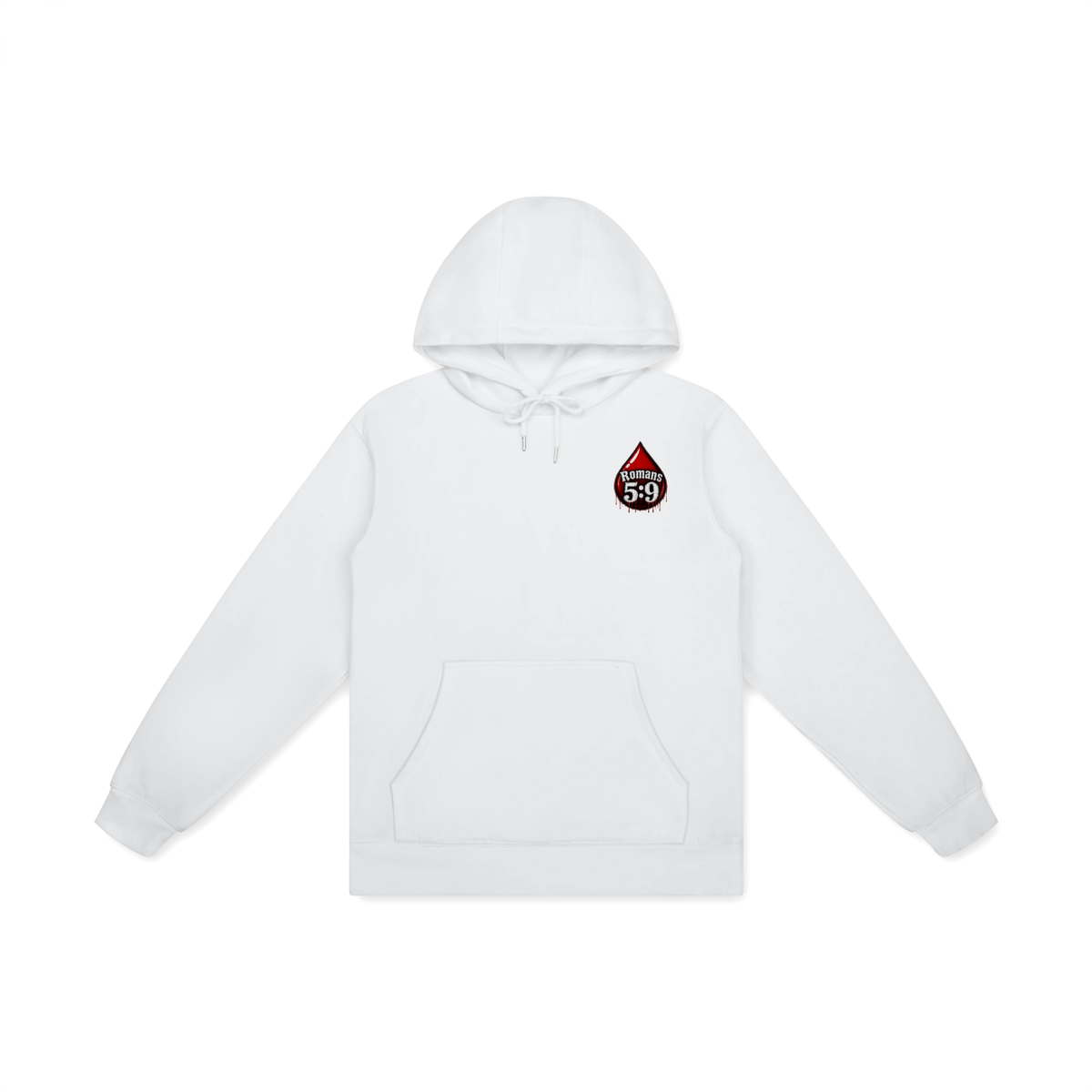 Romans 5:9 blood emoji Hoodie